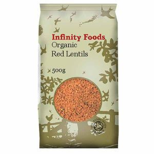 Infinity Foods Organic Red Split Lentils
