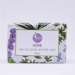 Laughing Bird Herb Soap with Shea and Cocoa Butter 150g