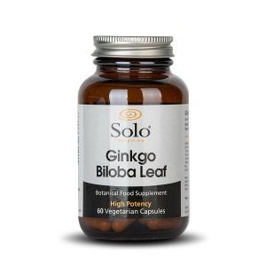 Solo Ginkgo Biloba Leaf 120mg Extract 60 Vegecaps