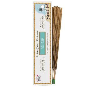 Marco Polo's Treasures White Sage Incense 10 sticks