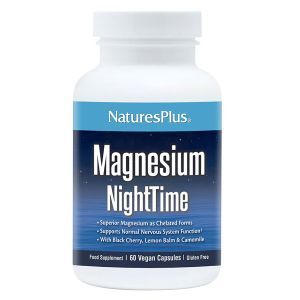 Natures Plus Magnesium NightTime 60 vegan caps