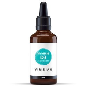 Viridian Viridikid Vitamin D3 Drops 400iu 30ml
