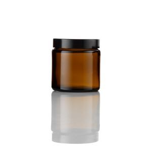 Wide Mouth Jar Amber 120ml