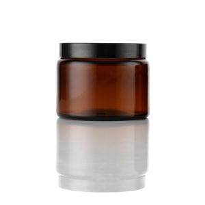 Wide Mouth Jar Amber 500ml