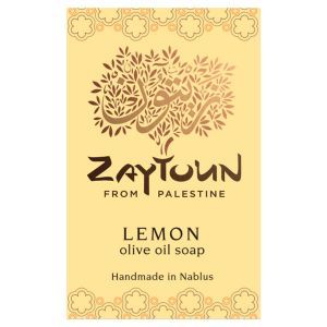 Zaytoun Lemon Olive Oil Soap 100g