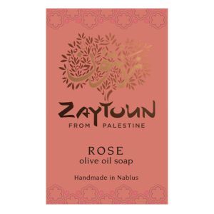 Zaytoun Rose Olive Oil Soap 100g