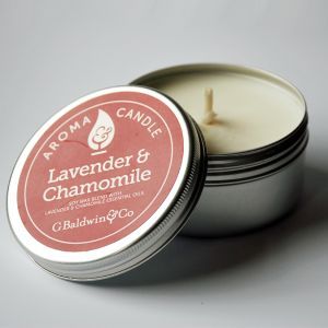 Baldwins Lavender And Chamomile Aroma Candle 105g