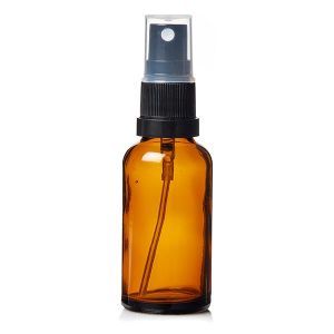 Alpha Amber Glass Bottles With Spray Atomiser 30ml