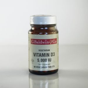 Baldwins Vitamin D3 5000iu 60 Tablets