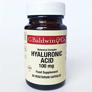 Baldwins Botanical Complex Hyaluronic Acid 100mg 50 Vegetarian Capsules