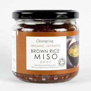 Clearspring Organic Brown Rice Miso Paste 300g Jar