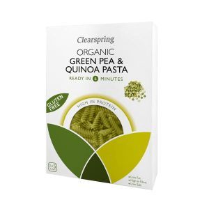 Clearspring Organic Gluten Free Green Pea and Quinoa Pasta 250g