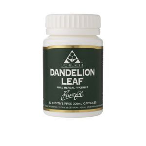 Bio-health Dandelion Leaf 300mg 60 Vegetarian Capsules