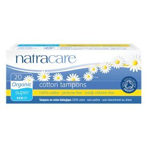 Natracare Organic All Cotton Digital Tampons X 20 (super)