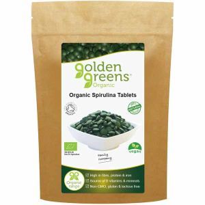 Golden Greens Organic Spirulina 120 500mg Tablets