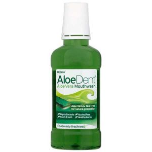 Optima AloeDent Aloe Vera Mouthwash Flouride Free 250ml