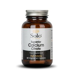 Solo Nutrition High Potency Superior Calcium Citrate 60 Vegetarian capsules