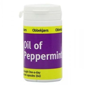 Obbekjaers Peppermint Oil Capsules Extra Strength 60 Capsules
