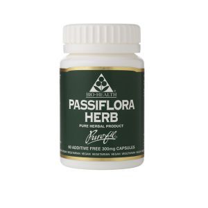 Bio-health Passiflora Herb 300mg 60 Vegetarian Capsules