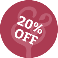 20% Off. Offer Applied At Basket