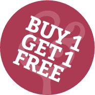 Buy One Get One Free. OFFER APPLIED AT BASKET