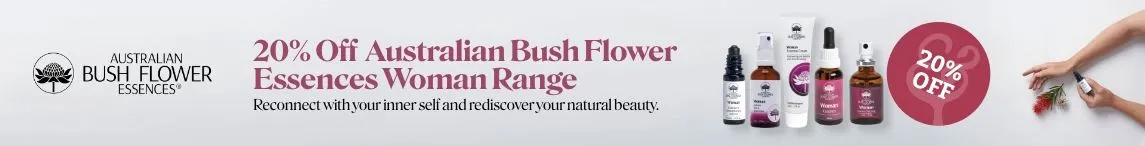 20% Off  Australian Bush Flower Essences Woman Range