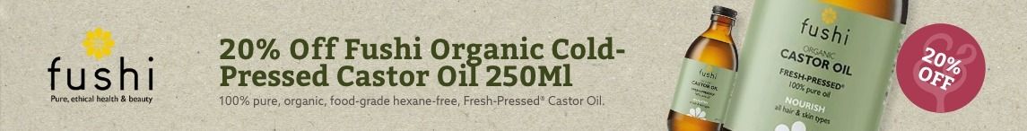 20% Off Fushi Organic Cold-Pressed Castor Oil 250ml