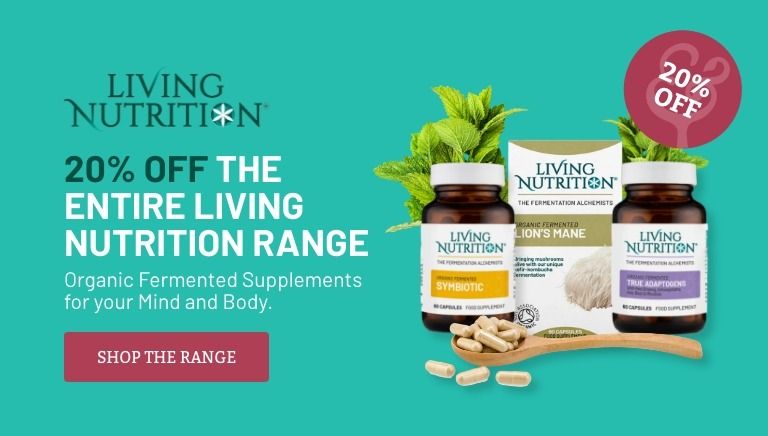 20% off the entire Living Nutrition range