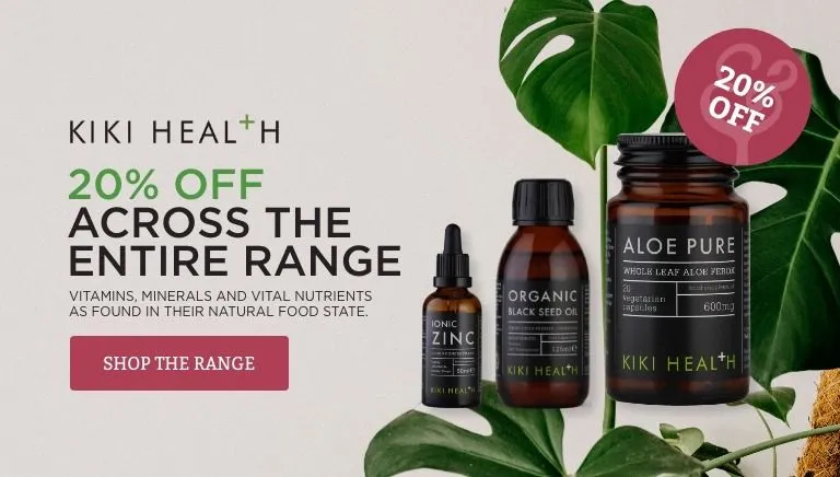 Kiki Health 20% off across the entire range