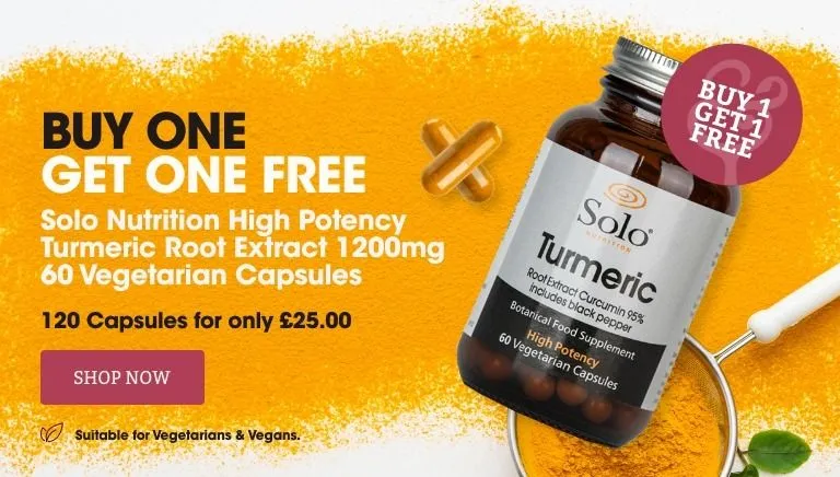 Buy One Get One Free on the Solo Turmeric